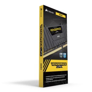 Bộ nhớ ram gắn trong Corsair DDR4 3200MHz 16GB 1x 288 DIMM, Vengeance LPX Black Heat spreader