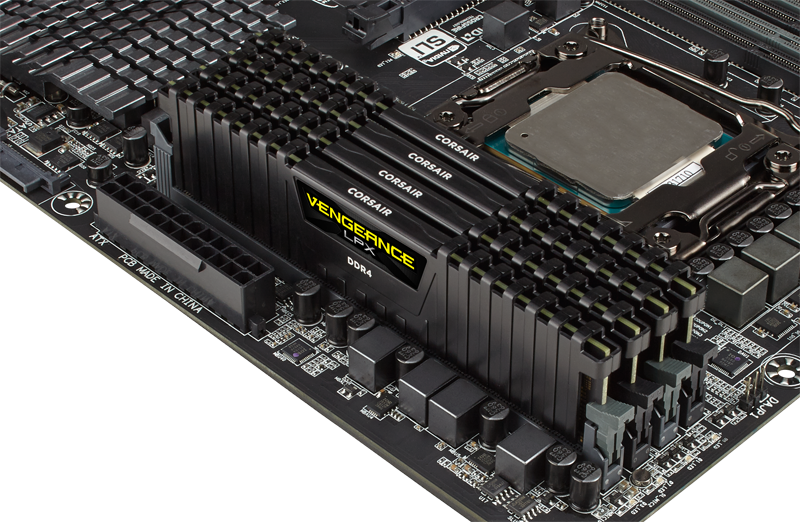 Bộ nhớ ram gắn trong Corsair DDR4 Vengeance LPX Heat spreader, 3200MHz 8GB đen - Ảnh 3