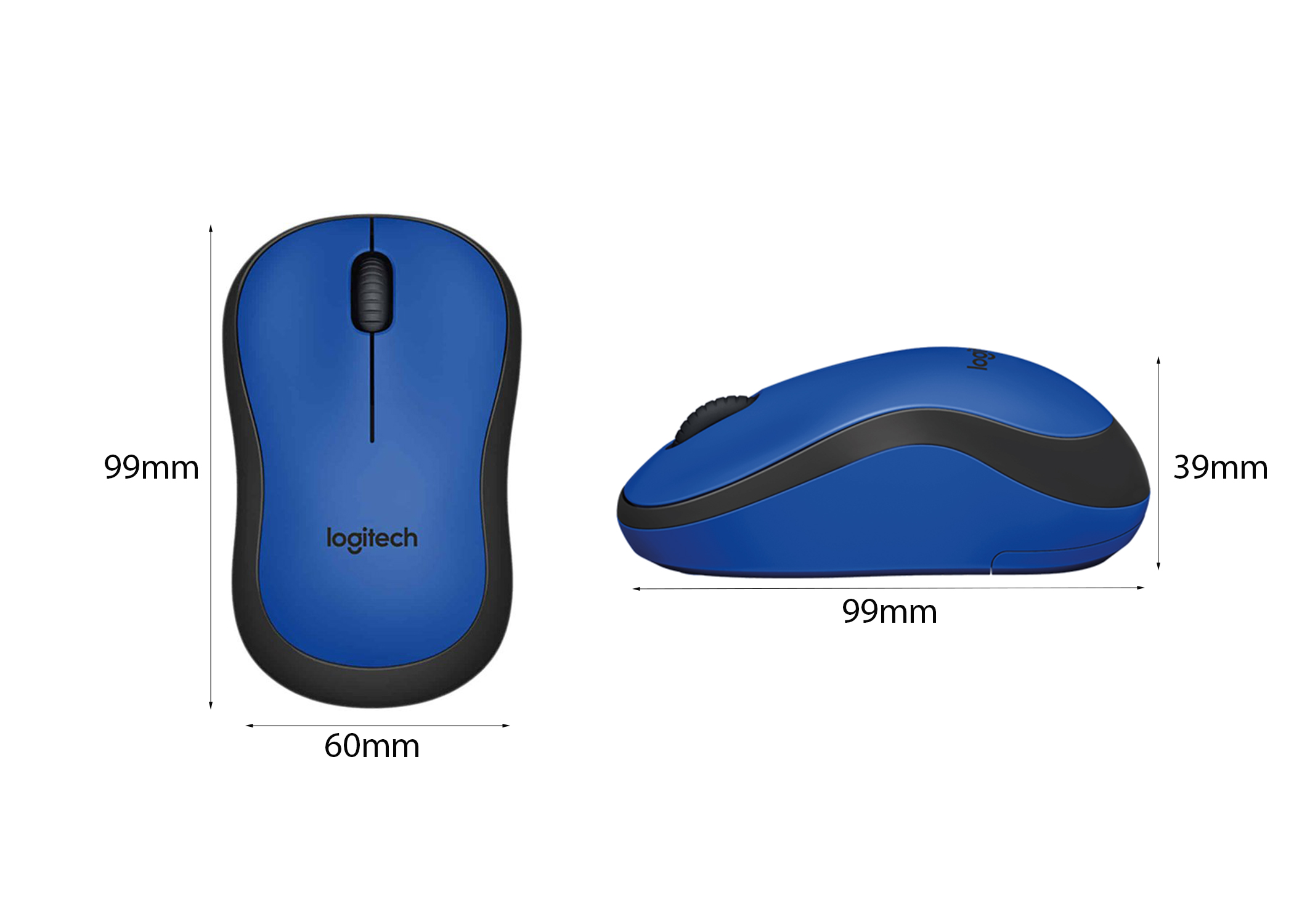CHUỘT KHÔNG DÂY LOGITECH M221 XANH (USB) bảo hành chính hãng 12 tháng 2 CHUỘT KHÔNG DÂY LOGITECH M221 XANH (USB) bảo hành chính hãng 12 tháng - Ảnh 2