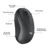 CHUỘT KHÔNG DÂY LOGITECH M240 SILENT GRAPHITE 910-007122 (BLUETOOTH + WIRELESS LOGI BOLT) bảo hành chính hãng 12 tháng 15 45200 m240 en 1