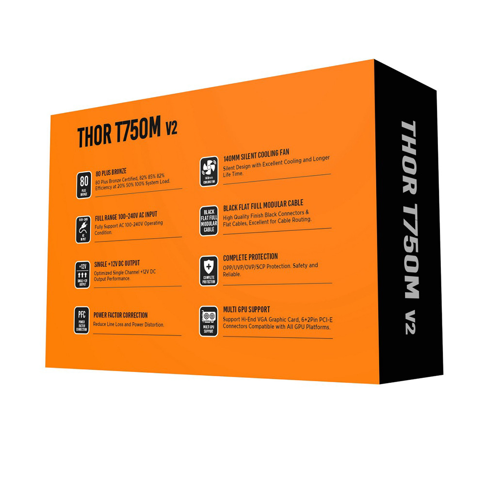 Nguồn Xigmatek THOR T750M v2 EN41488 - 750w ( 80 Plus Bronze, Full modular) - Ảnh 2