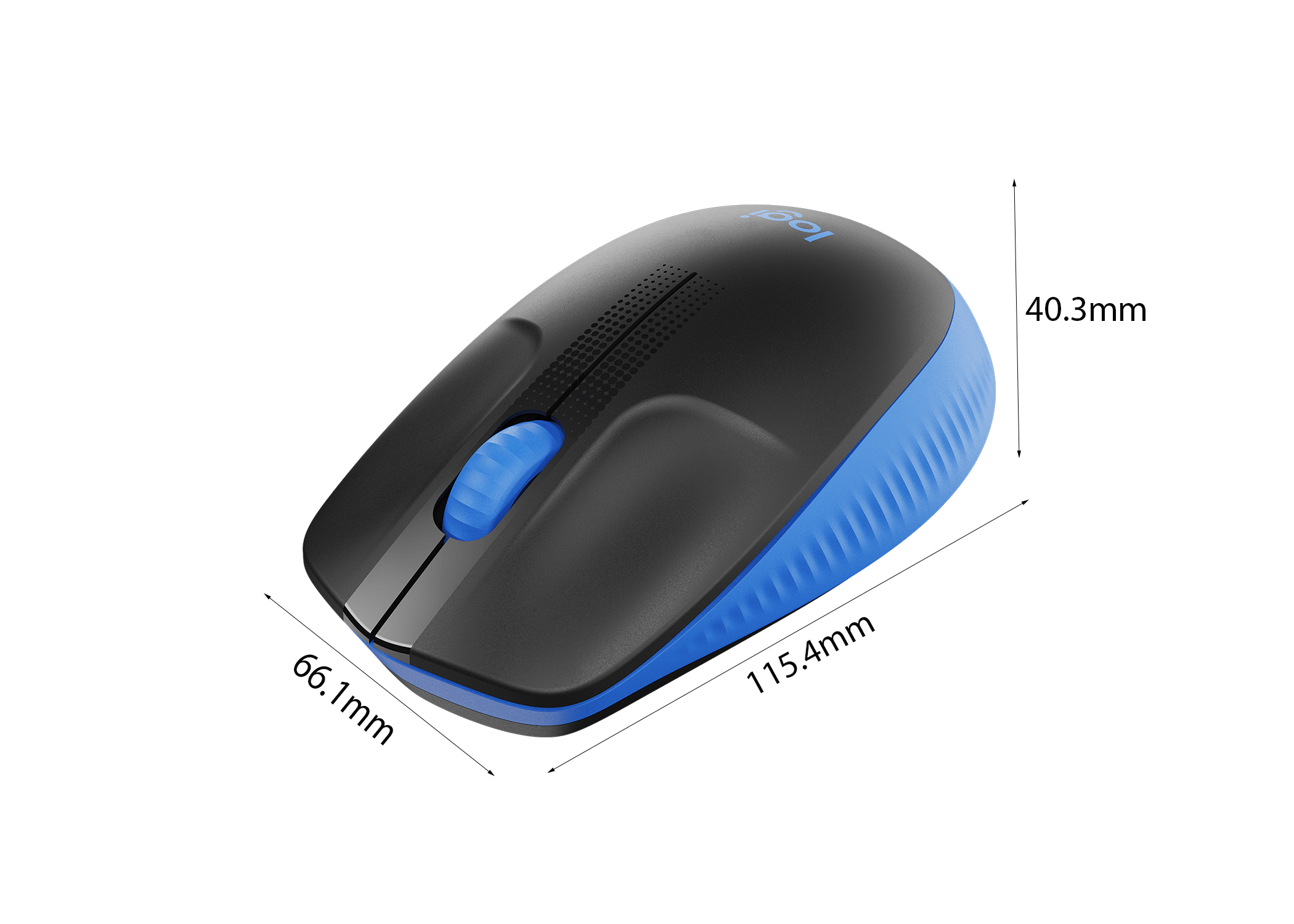 CHUỘT KHÔNG DÂY LOGITECH M190 XANH (910-005914) (USB) bảo hành chính hãng 12 tháng - Ảnh 5