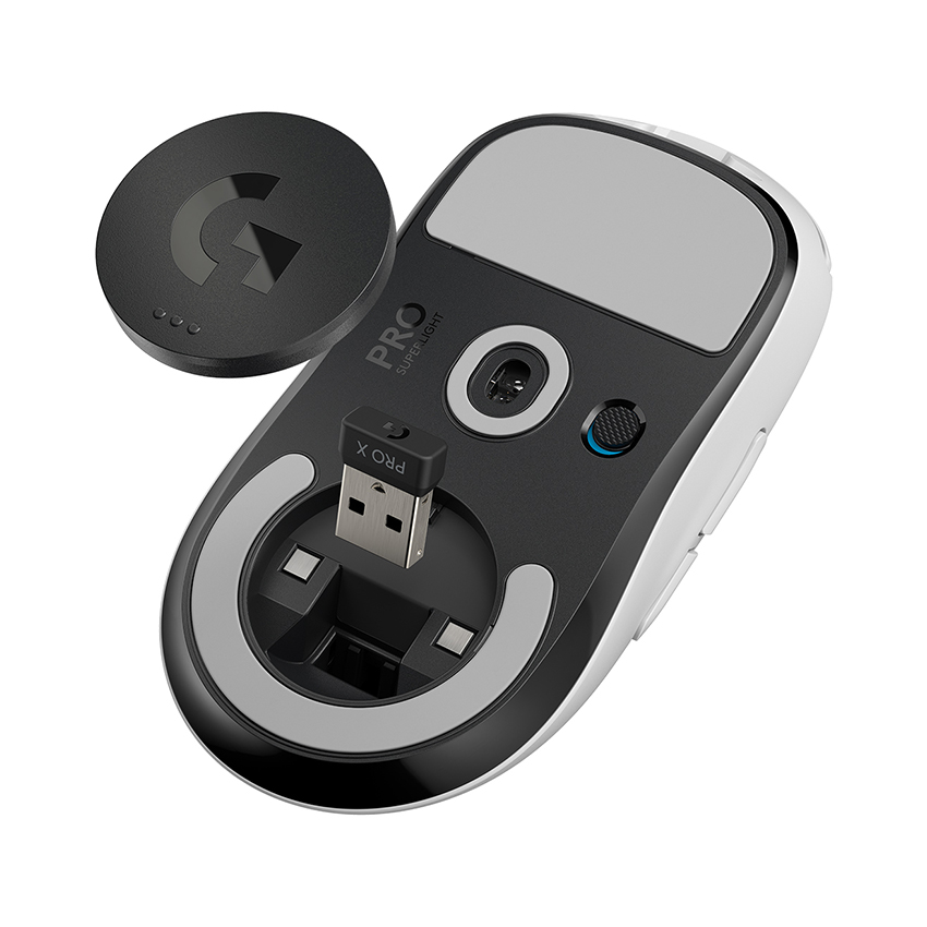 CHUỘT KHÔNG DÂY LOGITECH PRO X SUPERLIGHT WHITE (USB/TRẮNG/910-005944) bảo hành chính hãng 6 CHUỘT KHÔNG DÂY LOGITECH PRO X SUPERLIGHT WHITE (USB/TRẮNG/910-005944) bảo hành chính hãng - Ảnh 6