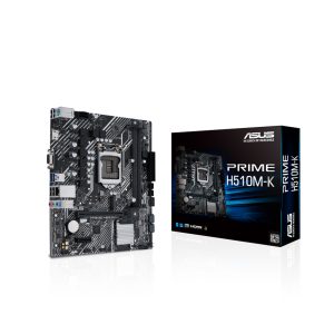 MAINBOARD ASUS PRIME H510M-K (INTEL H510, SOCKET 1200, M-ATX, 2 KHE RAM DDR4) bảo hành chính hãng 36 tháng
