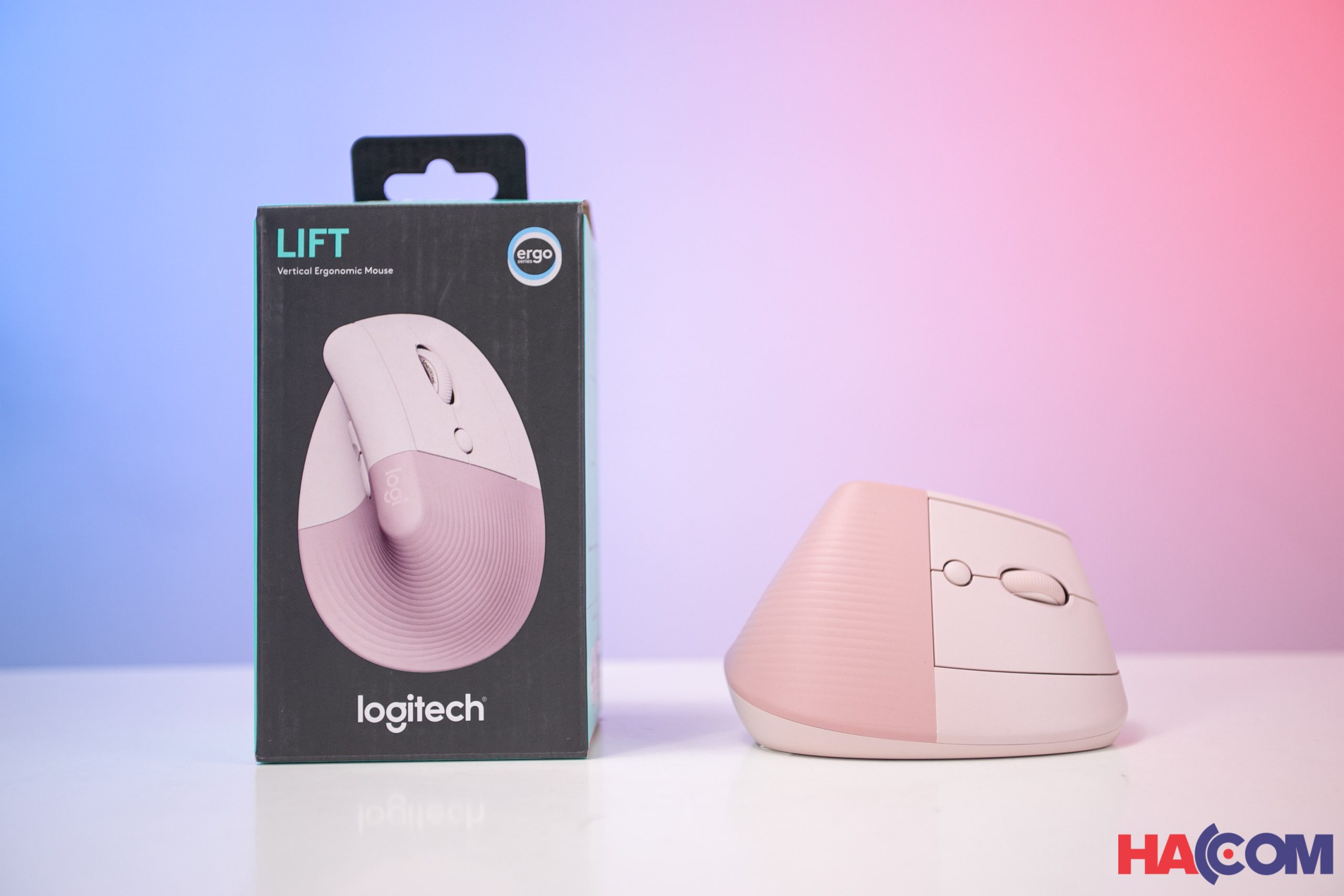 CHUỘT KHÔNG DÂY LOGITECH LIFT VERTICAL ERGONOMIC ROSE (USB/BLUETOOTH) (910-006481) bảo hành chính hãng 12 tháng 6 CHUỘT KHÔNG DÂY LOGITECH LIFT VERTICAL ERGONOMIC ROSE (USB/BLUETOOTH) (910-006481) bảo hành chính hãng 12 tháng - Ảnh 6