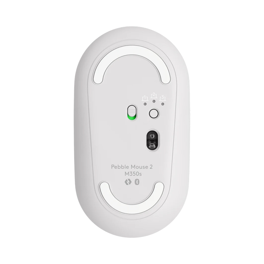 CHUỘT KHÔNG DÂY LOGITECH PEBBLE M350S MÀU TRẮNG (WIRELESS/BLUETOOTH) bảo hành chính hãng 12 tháng 5 CHUỘT KHÔNG DÂY LOGITECH PEBBLE M350S MÀU TRẮNG (WIRELESS/BLUETOOTH) bảo hành chính hãng 12 tháng - Ảnh 5