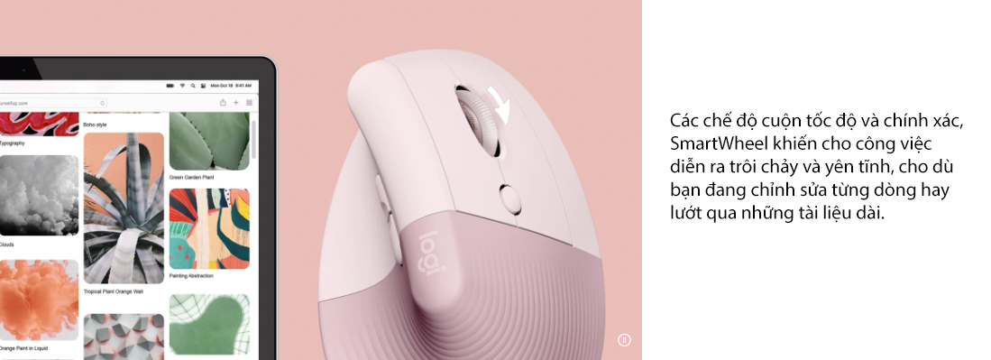 CHUỘT KHÔNG DÂY LOGITECH LIFT VERTICAL ERGONOMIC GRAPHITE (910-006479) (USB/BLUETOOTH) bảo hành chính hãng 12 tháng 12 CHUỘT KHÔNG DÂY LOGITECH LIFT VERTICAL ERGONOMIC GRAPHITE (910-006479) (USB/BLUETOOTH) bảo hành chính hãng 12 tháng - Ảnh 12