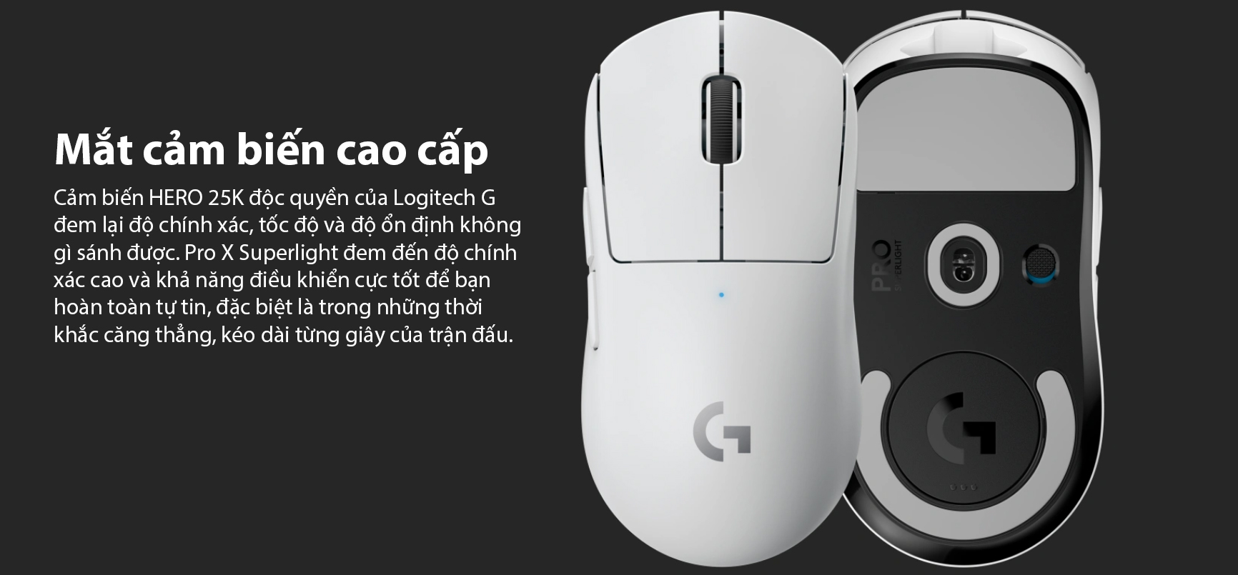 CHUỘT KHÔNG DÂY LOGITECH PRO X SUPERLIGHT BLACK (USB/ĐEN/910-005882) bảo hành chính hãng 12 CHUỘT KHÔNG DÂY LOGITECH PRO X SUPERLIGHT BLACK (USB/ĐEN/910-005882) bảo hành chính hãng - Ảnh 12