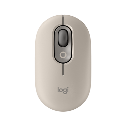 Chuột Không Dây Logitech Pop Emoji MIST SAND ( USB | Bluetooth | Xám ) bảo hành chính hãng 12 tháng 1 Chuột Không Dây Logitech Pop Emoji MIST SAND ( USB | Bluetooth | Xám ) bảo hành chính hãng 12 tháng