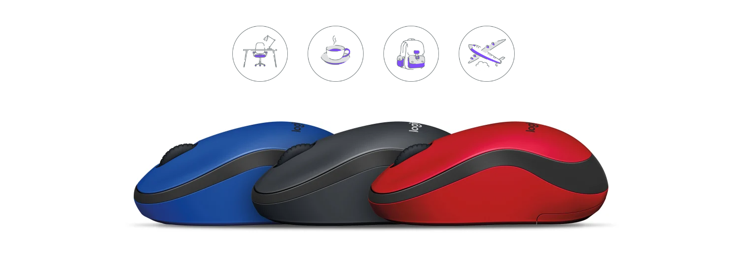 CHUỘT KHÔNG DÂY LOGITECH M221 XANH (USB) bảo hành chính hãng 12 tháng 5 CHUỘT KHÔNG DÂY LOGITECH M221 XANH (USB) bảo hành chính hãng 12 tháng - Ảnh 5