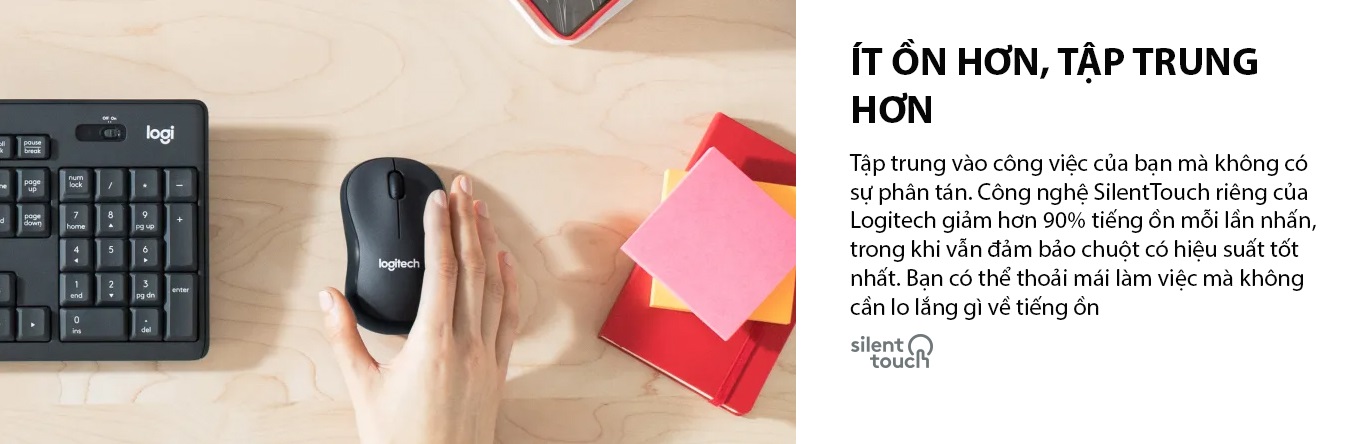 CHUỘT KHÔNG DÂY LOGITECH M221 XANH (USB) bảo hành chính hãng 12 tháng 6 CHUỘT KHÔNG DÂY LOGITECH M221 XANH (USB) bảo hành chính hãng 12 tháng - Ảnh 6
